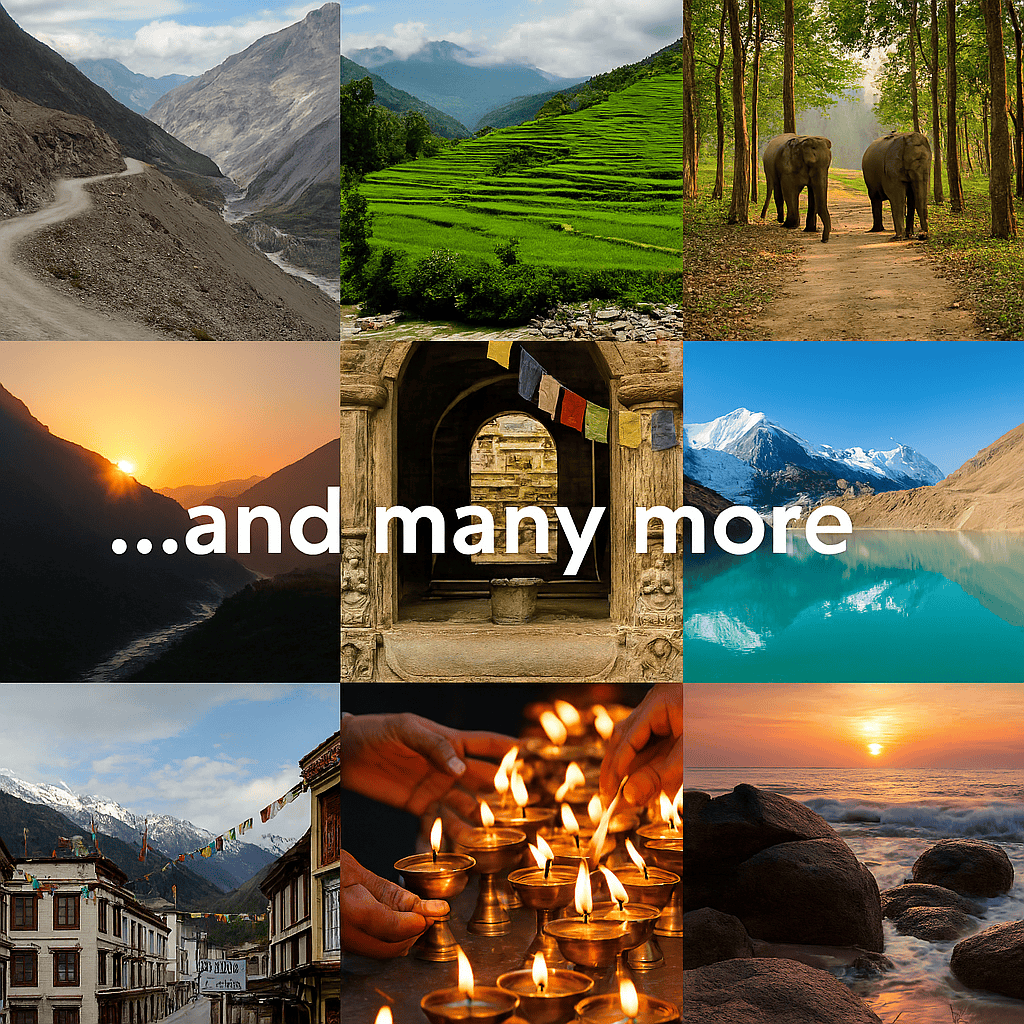 Scenic and cultural highlights of Nepal with a callout for additional travel experiences